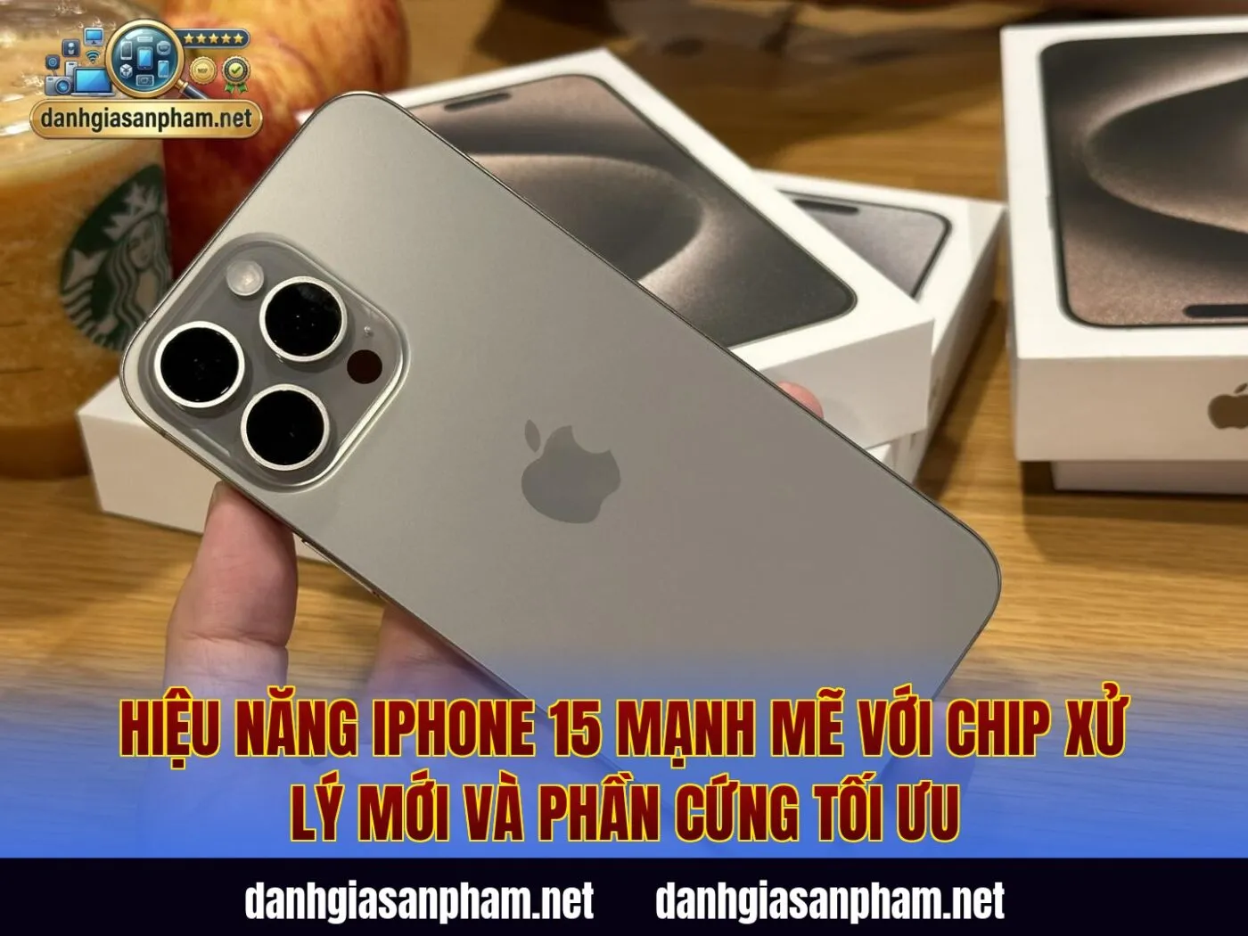 Hiệu năng iPhone 15 mạnh mẽ với chip xử lý mới và phần cứng tối ưu