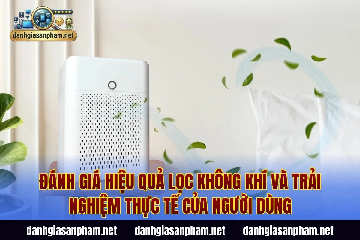 Đánh giá hiệu quả lọc không khí và trải nghiệm thực tế của người dùng