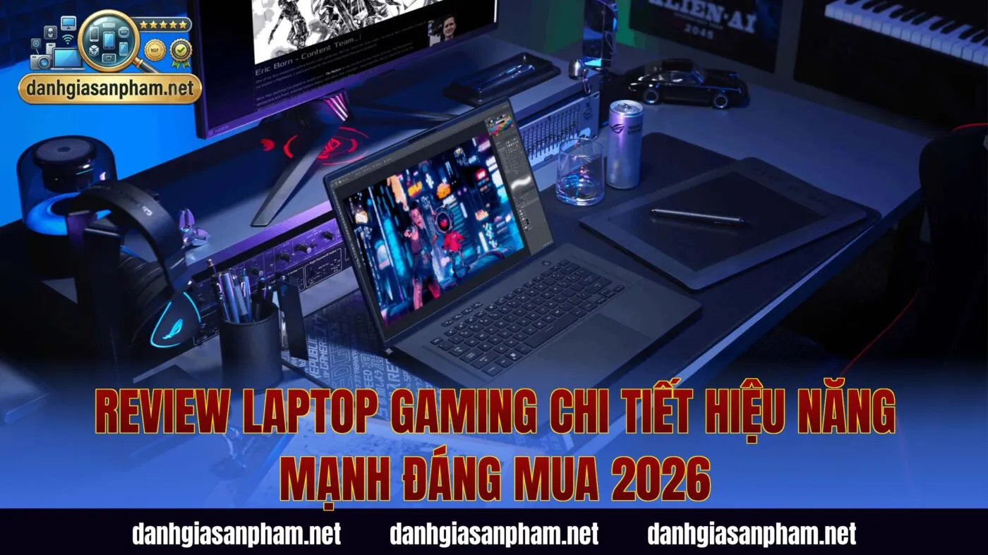 Review Laptop Gaming Chi Tiết Hiệu Năng Mạnh Đáng Mua 2026