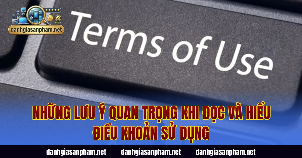 Những lưu ý quan trọng khi đọc và hiểu điều khoản sử dụng