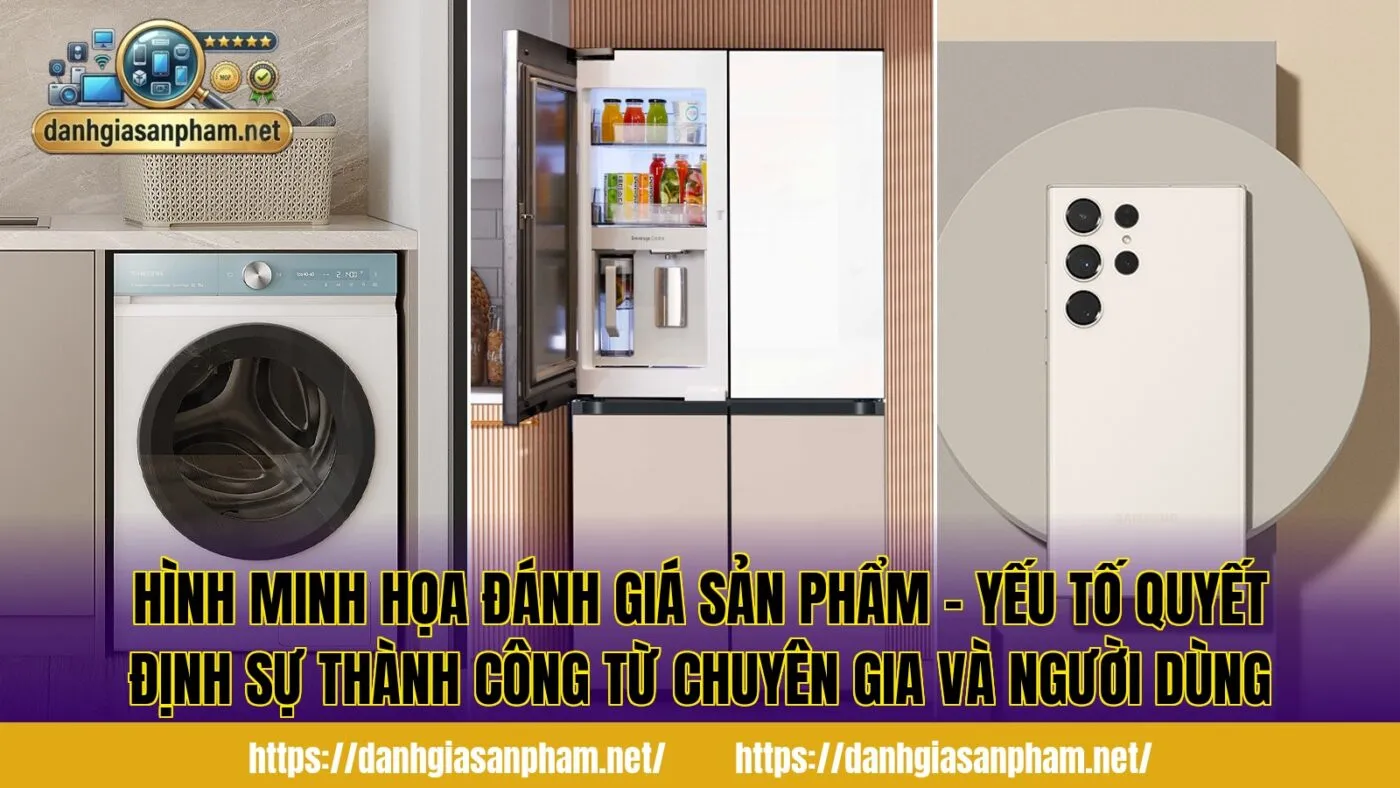Hình minh họa đánh giá sản phẩm – yếu tố quyết định sự thành công từ chuyên gia và người dùng