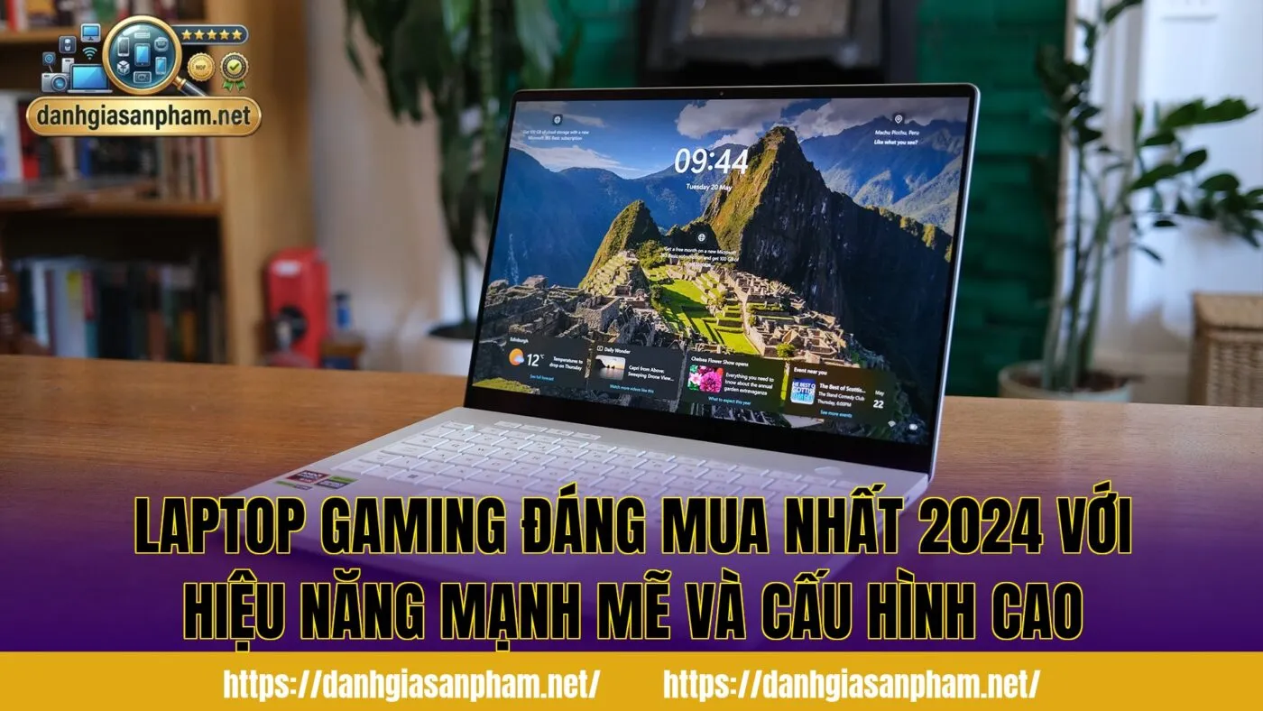 laptop gaming đáng mua nhất 2024 với hiệu năng mạnh mẽ và cấu hình cao