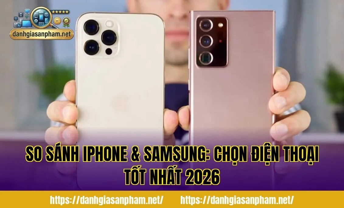 So sánh iPhone & Samsung: Chọn điện thoại tốt nhất 2026