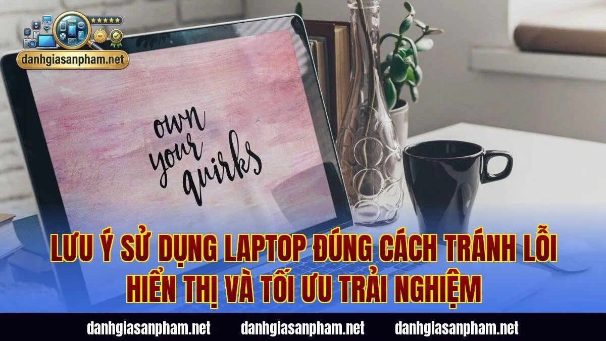 Lưu ý sử dụng laptop đúng cách tránh lỗi hiển thị và tối ưu trải nghiệm