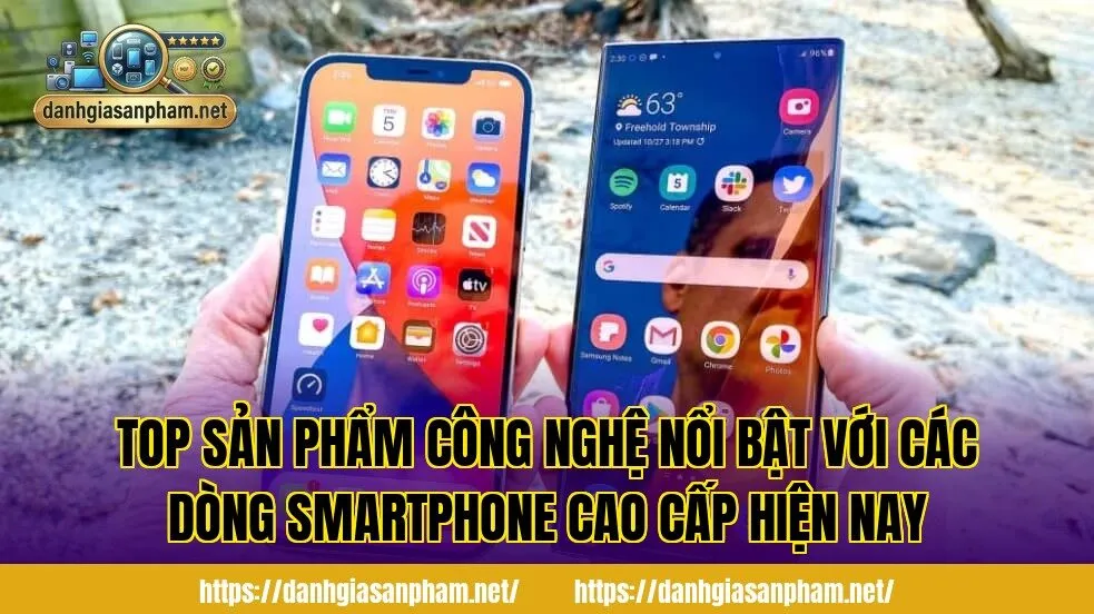 Top sản phẩm công nghệ nổi bật với các dòng smartphone cao cấp hiện nay