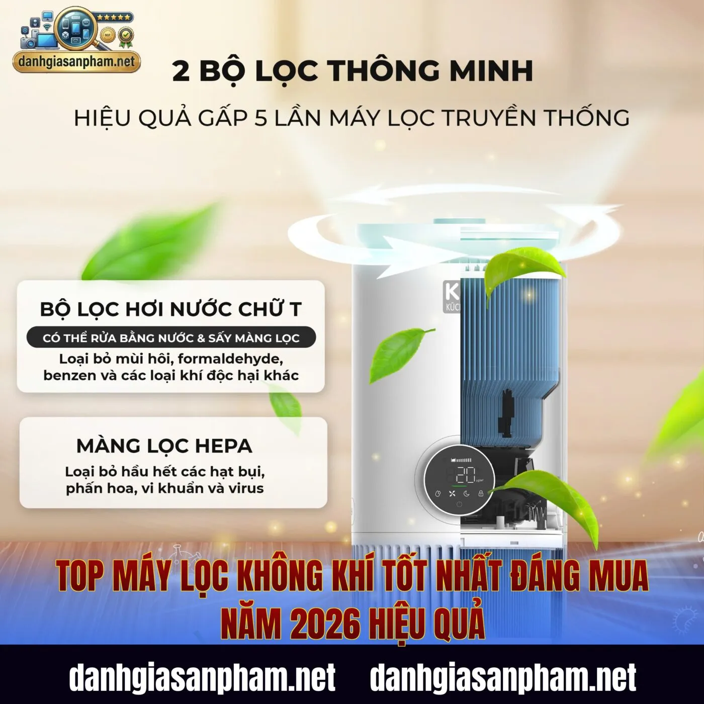 Top Máy Lọc Không Khí Tốt Nhất Đáng Mua Năm 2026 Hiệu Quả
