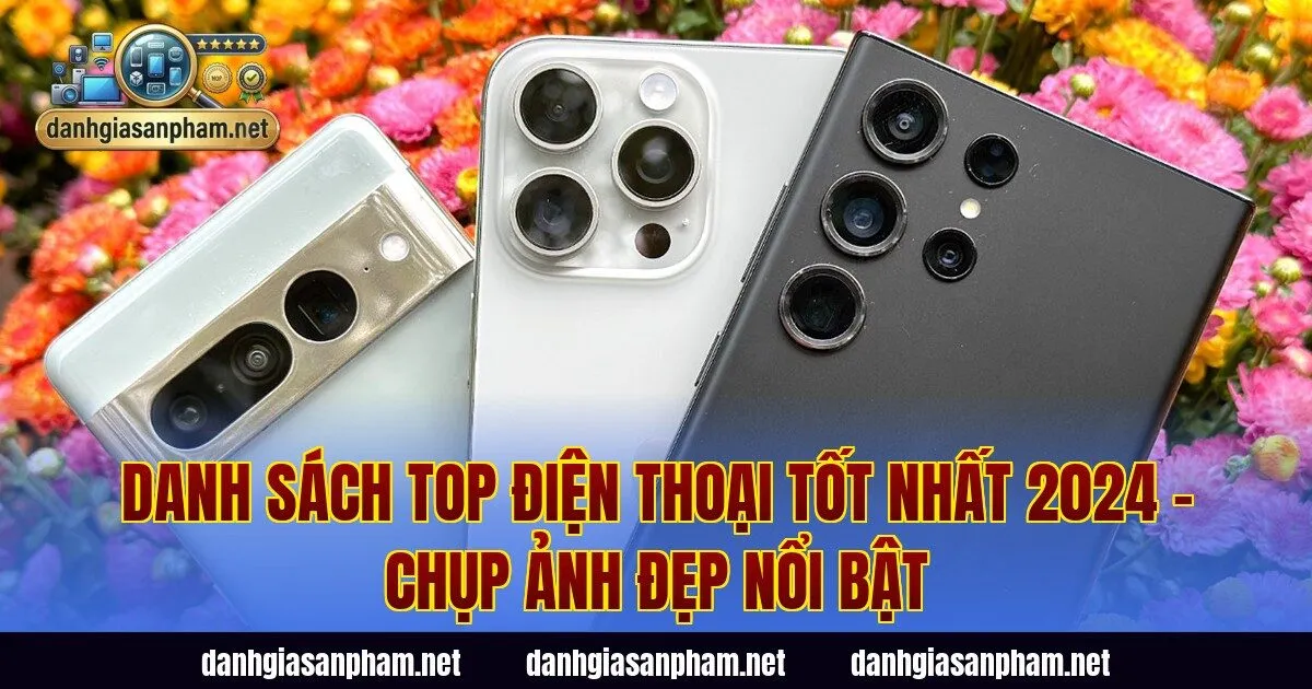 Danh sách top điện thoại tốt nhất 2024 – chụp ảnh đẹp nổi bật