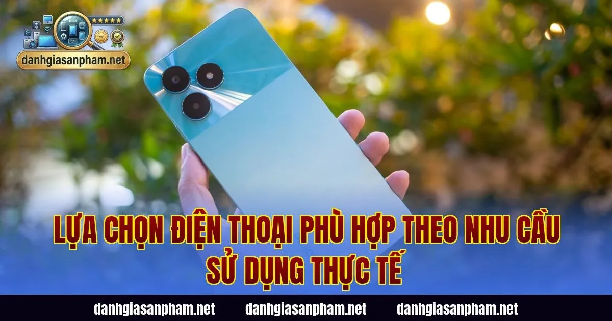 Lựa chọn điện thoại phù hợp theo nhu cầu sử dụng thực tế